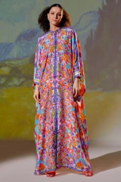 Rajdeep Ranawat Loving Vincent Radiant Multi-Color Kaftan