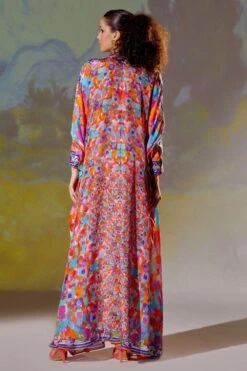 Rajdeep Ranawat Loving Vincent Radiant Multi-Color Kaftan -Echo Clohting Shop 013122023rr03 4