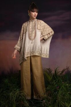 Rajdeep Ranawat Paloma Subtle Ivory Minimal Palazzo