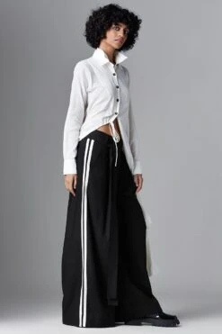 Chola Black Pleated Trousers -Echo Clohting Shop 03052023ca11 3