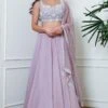 Naibah Lavender Hand Embellished Lehenga Set