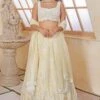Naibah Yellow Hand Embellished Lehenga Set