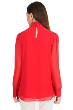 Rohit Gandhi + Rahul Khanna Aster Pink Mock Neck Top -Echo Clohting Shop 0512rg21 6