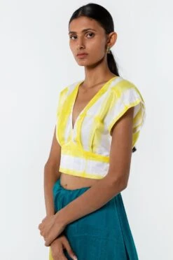 Medium Yellow Itajime Blouse