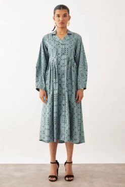 SNOB Yoko Pleated Dress