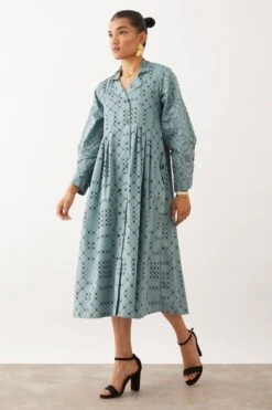 SNOB Yoko Pleated Dress -Echo Clohting Shop 10823sb22 3