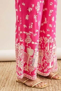 PATINE Pink Gara Embroidered Pants -Echo Clohting Shop 111pat20 4