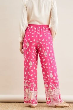 PATINE Pink Gara Embroidered Pants -Echo Clohting Shop 111pat20 5