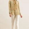 PATINE Beige Shikargah Printed Top