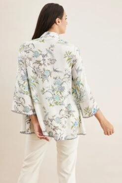 PATINE White Shikargah Bell Sleeve Shirt -Echo Clohting Shop 111pat31 5
