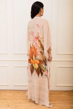 Varun Bahl Pret Pink Botanical Printed Kaftan 9 Varun Bahl Pret Pink Botanical Printed Kaftan -Echo Clohting Shop 111vb52 5