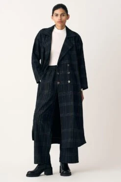 Three Black Overlap Kaftan -Echo Clohting Shop 11223te7 3