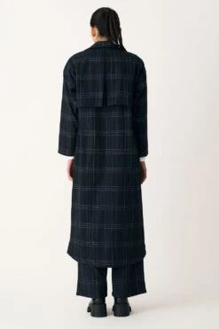 Three Black Overlap Kaftan -Echo Clohting Shop 11223te7 4