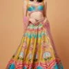 Siddhartha Bansal Mustard Embellished Lehenga Set