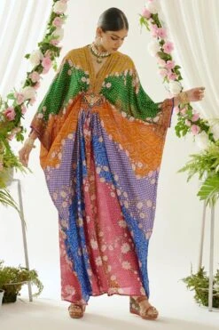 Rajdeep Ranawat Lotus Imama Floral Kaftan -Echo Clohting Shop 1303rr21 4