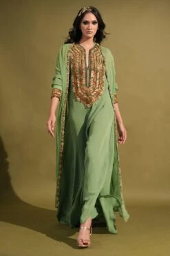 Nikita Mhaisalkar Jade Embellished Jacket Set -Echo Clohting Shop 131023nmw21 2