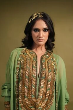 Nikita Mhaisalkar Jade Embellished Jacket Set -Echo Clohting Shop 131023nmw21 4
