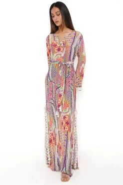 PS Pret By Payal Singhal Multicoloured African Print Kaftan -Echo Clohting Shop 1311ps42 2