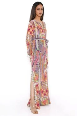 PS Pret By Payal Singhal Multicoloured African Print Kaftan -Echo Clohting Shop 1311ps42 3