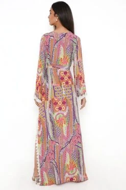 PS Pret By Payal Singhal Multicoloured African Print Kaftan -Echo Clohting Shop 1311ps42 5