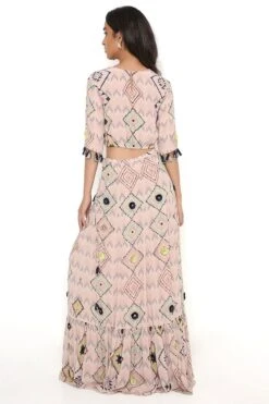 Payal Singhal Blush Diamond Printed Lehenga Set 11 Payal Singhal Blush Diamond Printed Lehenga Set -Echo Clohting Shop 1311psn44 6