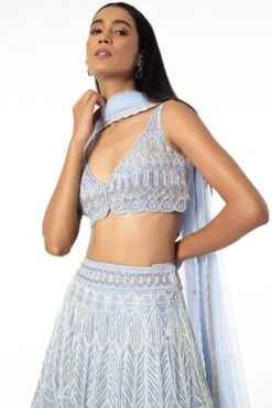 Ritika Mirchandani Lavender Embellished Lehenga Set -Echo Clohting Shop 1311rm1 4