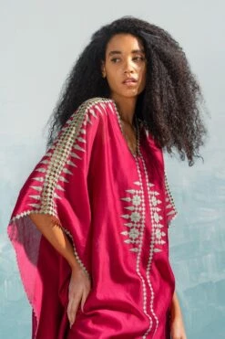 Ikai Persian Pink Cutwork Kaftan -Echo Clohting Shop 1411ik50 4