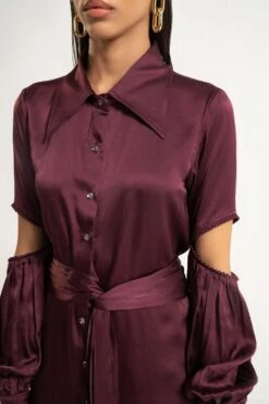 APZ Wine Crystal Shirt -Echo Clohting Shop 1412apz5 3