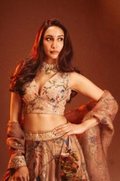 Archana Jaju Red Crown Lehenga Set -Echo Clohting Shop 1423aac3 5