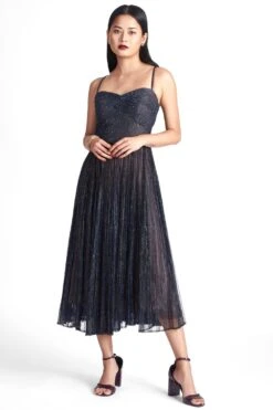 Sharnita Nandwana Hand Embellished Strappy Midi Dress