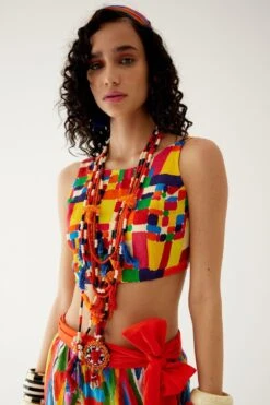 Payal Jain Xyla Abstract Printed Blouse -Echo Clohting Shop 14623pj6 4