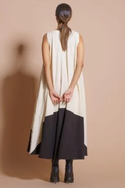 Stoique Black Dual Tone Dress -Echo Clohting Shop 152sto10 4