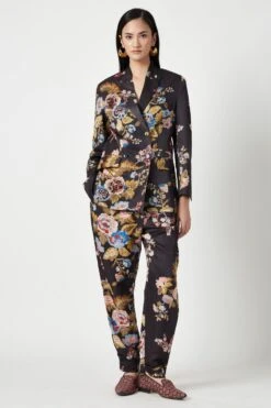 Payal Pratap Brown Fitri Printed Pants