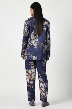 Payal Pratap Navy Gantri Printed Pants -Echo Clohting Shop 15323ppj22 4