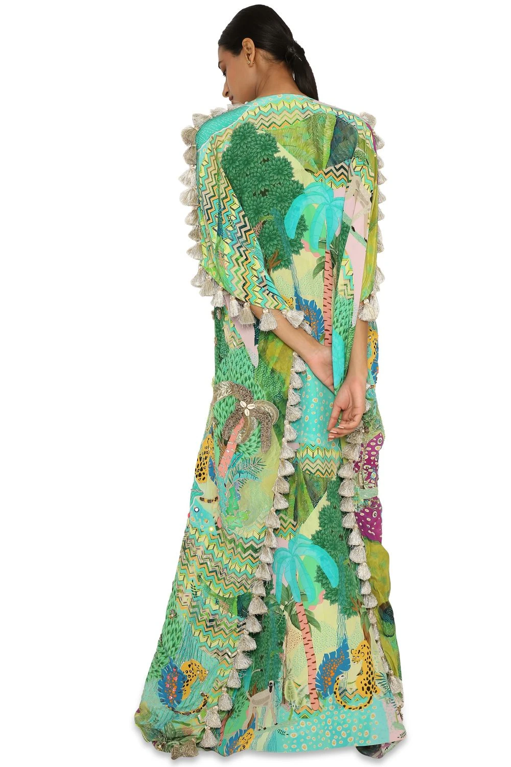 Payal Singhal Tropical Printed Kaftan 5 Payal Singhal Tropical Printed Kaftan - Image 5