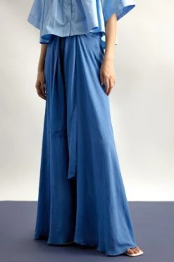 ECHO Blue Flared Pants -Echo Clohting Shop 156ech2 4