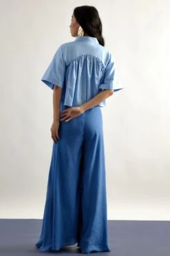 ECHO Blue Flared Pants -Echo Clohting Shop 156ech2 5