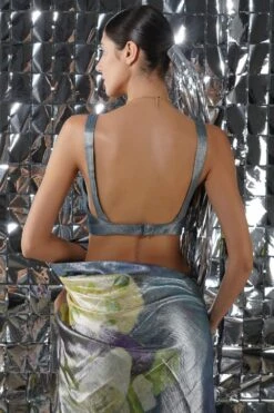 YAVI Aqua Blue Paradise Blouse -Echo Clohting Shop 159ya7 5