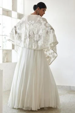 Mishru Ivory Alya Cape Set -Echo Clohting Shop 160823mu01 4