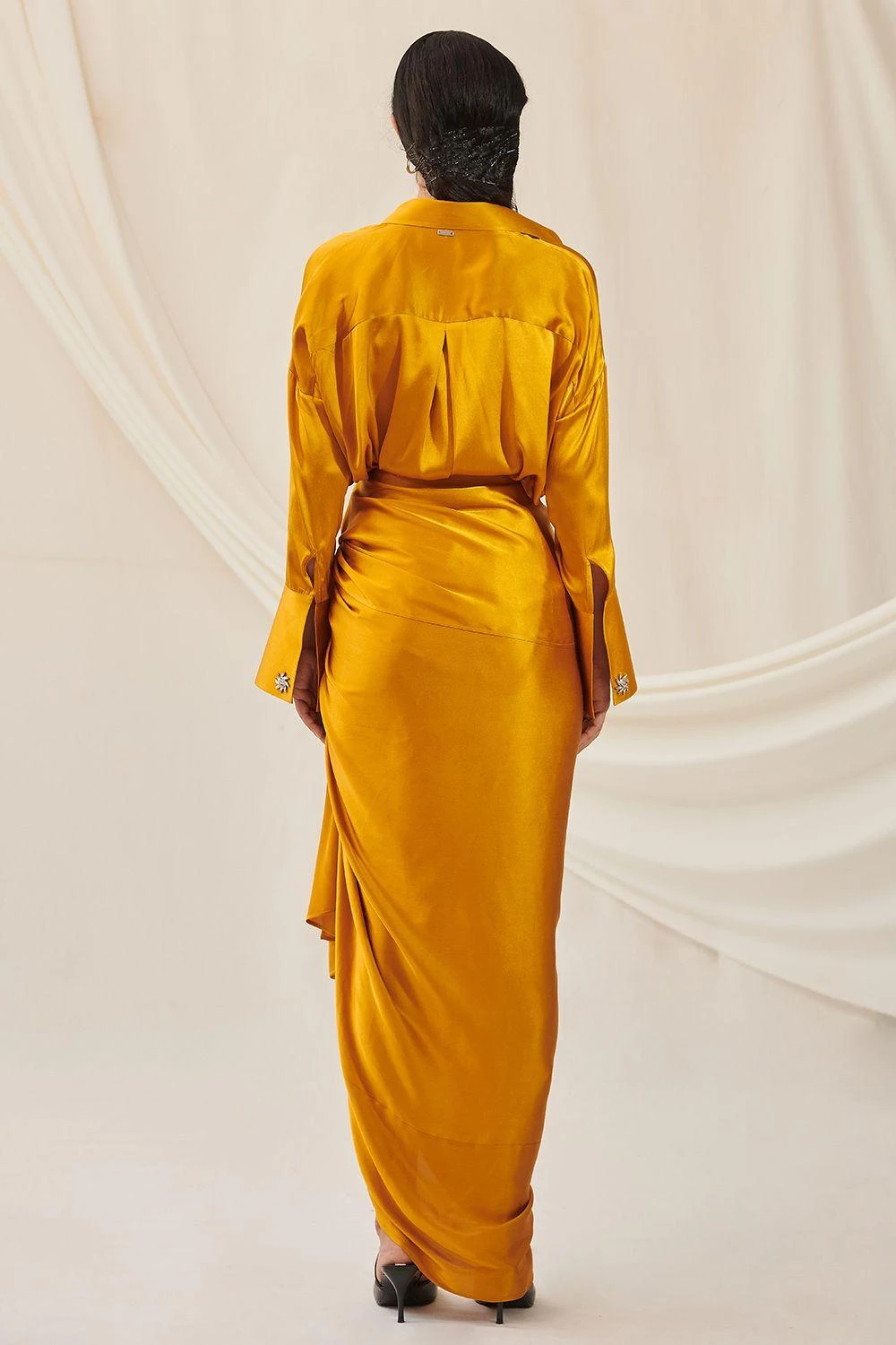 431-88 By Shweta Kapur Layered Draped Skirt 3 431-88 By Shweta Kapur Layered Draped Skirt - Image 3