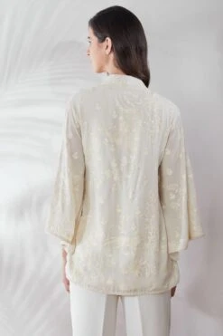 PATINE Ivory Classic Gara Wrap Top -Echo Clohting Shop 16494 5