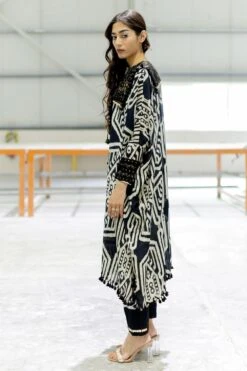 Pooja Keyur Orion Black Embellished Kaftan Set -Echo Clohting Shop 16623pk21 3
