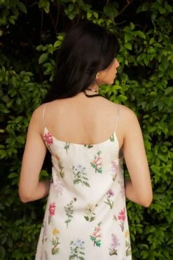 Ode To Odd First Bloom Silk Dress -Echo Clohting Shop 1701od13 3