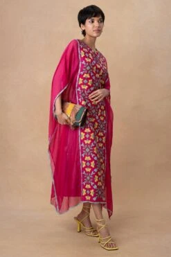 Ikai Pop Pink Kaftan -Echo Clohting Shop 171023bs31 3