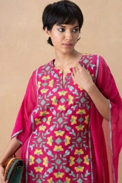 Ikai Pop Pink Kaftan -Echo Clohting Shop 171023bs31 4