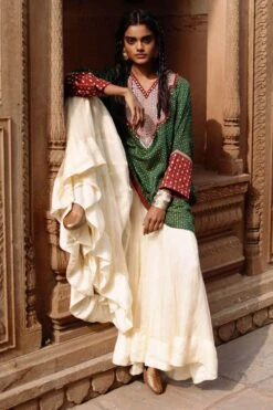 Avacara Green Marodi Work Kaftan Set -Echo Clohting Shop 172ap5 2