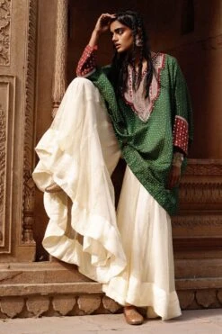 Avacara Green Marodi Work Kaftan Set -Echo Clohting Shop 172ap5 3