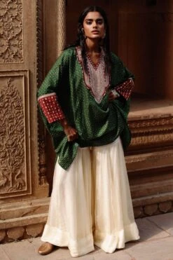 Avacara Green Marodi Work Kaftan Set -Echo Clohting Shop 172ap5 4