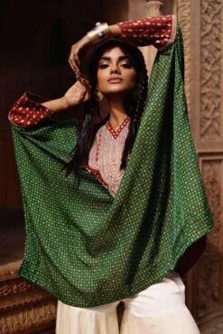 Avacara Green Marodi Work Kaftan Set -Echo Clohting Shop 172ap5 5