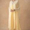 Ahilian Yellow Floral Kurta Set